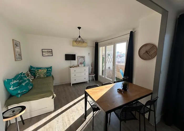 Appartement M T2 Climatise A100m De La ,des Bateaux ,des Commerces, Terrasse Ensoleillee Palavas-les-Flots
