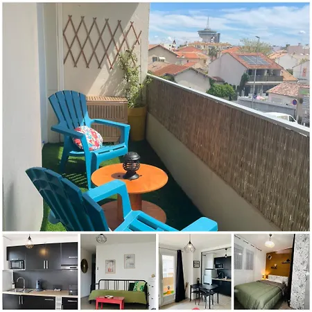 Apartment M T2 Climatise A100m De La ,des Bateaux ,des Commerces, Terrasse Ensoleillee Palavas-les-Flots
