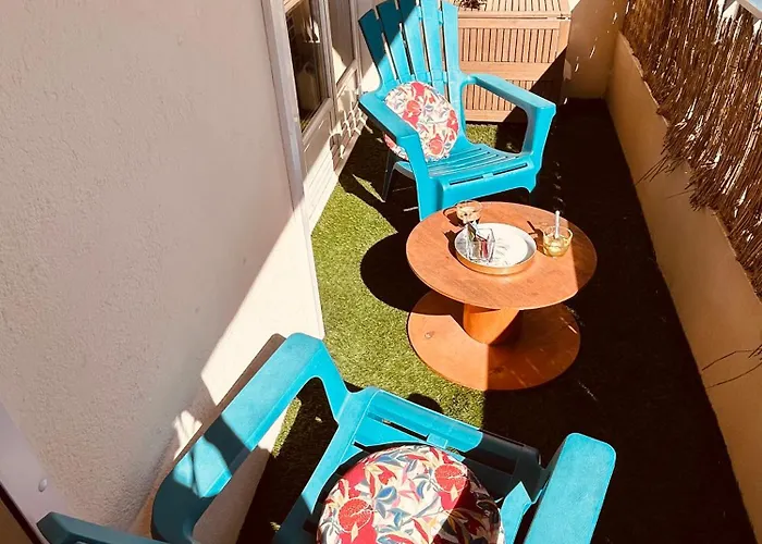 M T2 Climatise A100m De La ,des Bateaux ,des Commerces, Terrasse Ensoleillee Апартаменты Палава-ле-Фло